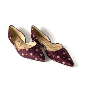 Sam Edelman Rodney Pointed Toe d'Orsay Flat Size 7